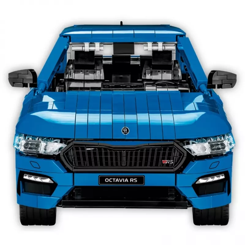 Bauklötze Cobi Skoda Octavia RS Modell (2405 Teile), ab 10 Jahren, Schwarz/Blau