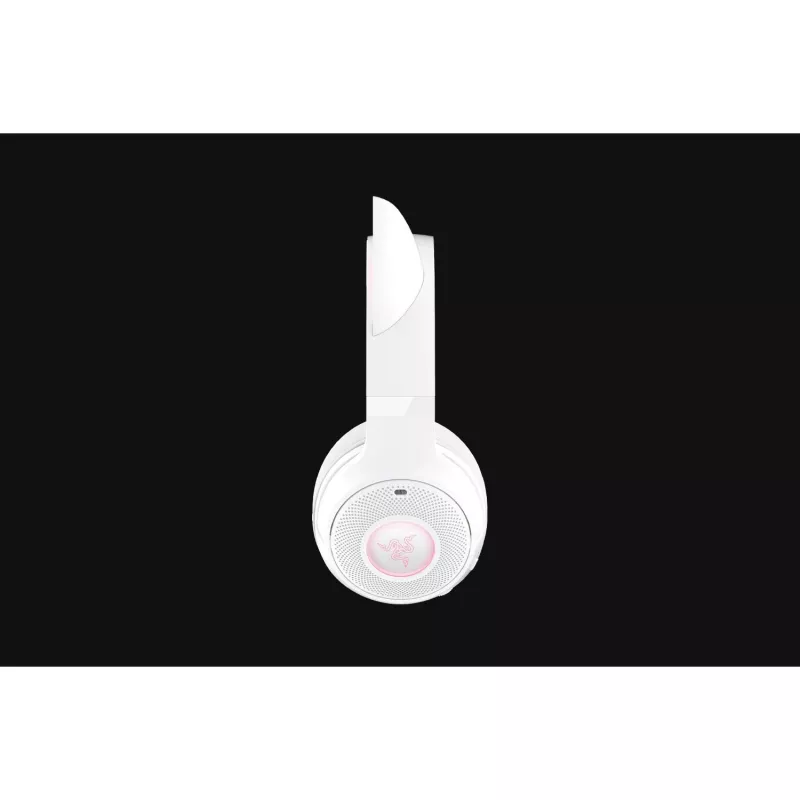 Kabelloses Gaming-Headset Razer Kraken Kitty V2 BT Weiß mit Bluetooth, THX Spatial Audio, RGB-Beleuchtung