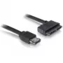 eSATAp / Micro SATA Kabel DeLOCK 84416 1m Schwarz