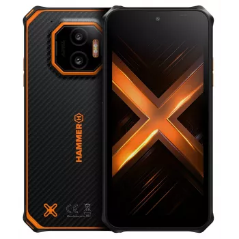 Smartphone HAMMER Energy X2 — Android 15, MediaTek Helio G81, 6.1 Zoll 1560×720 IPS, 6 GB RAM, 128 GB, Dual SIM, 4G, 50 MP, 5000 mAh, IP68