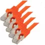 Netzwerkkabel S/CONN Cat. 7 S/FTP 0,5 m Orange