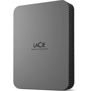 LaCie Mobile Drive Secure 5TB tragbare externe Festplatte 2,5 Zoll Mac & PC Space Grey Datenrettungsdienst (STLR5000400)
