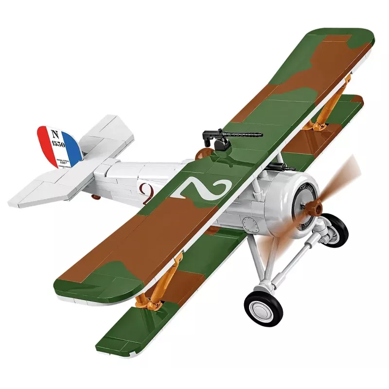 Konstruktionsset Cobi Blocks Nieuport 17 C.1 277 Stück — Modellflugzeug-Bausatz, Sammelbares Steckbaustein-Set