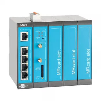 4G-Router INSYS icom MRX5 LTE — Fast Ethernet 10/100 Mbps, BGP/OSPF/RIP, IPSec, RADIUS