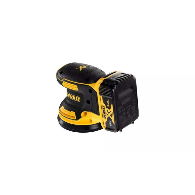 Exzenterschleifer DeWalt DCW210N bürstenlos 18 V, 125 mm Teller, 8.000–12.000 OPM, 930 g
