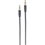 shiverpeaks ® BASIC-S--Super schlank Audiokabel -- 3,5 mm Stereo-Miniklinke auf 3,5 mm Stereo-Miniklinke, vergoldete Kontakte, 3-polig, Rundkabel, schwarz, 1,5 m (BS33981-S)
