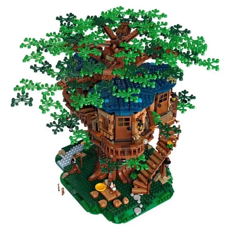 LEGO-Set LEGO IDEAS 21318 Baumhaus 3-in-1-Bau – modulares Baumhausmodell, Mehrfachbau-Set