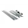 Rack-Montageset EVER für USV, Modell W/OP-ZA00-0002/00, einstellbarer Schienenabstand 800–1200 mm, silber