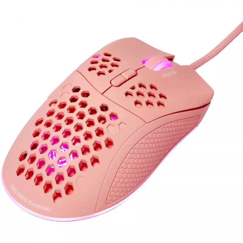 Deltaco Leichte Gaming-Maus, RGB (GAM-108-P)