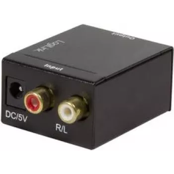 LogiLink CA0102 Toslink / RCA Audio Adapter Schwarz