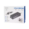 USB 3.2 Gen1 HUB, 4x USB-A Ein-/Ausschalter