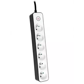 TRACER Steckdosenleiste Zebra 1,5 m 6 Steckdosen