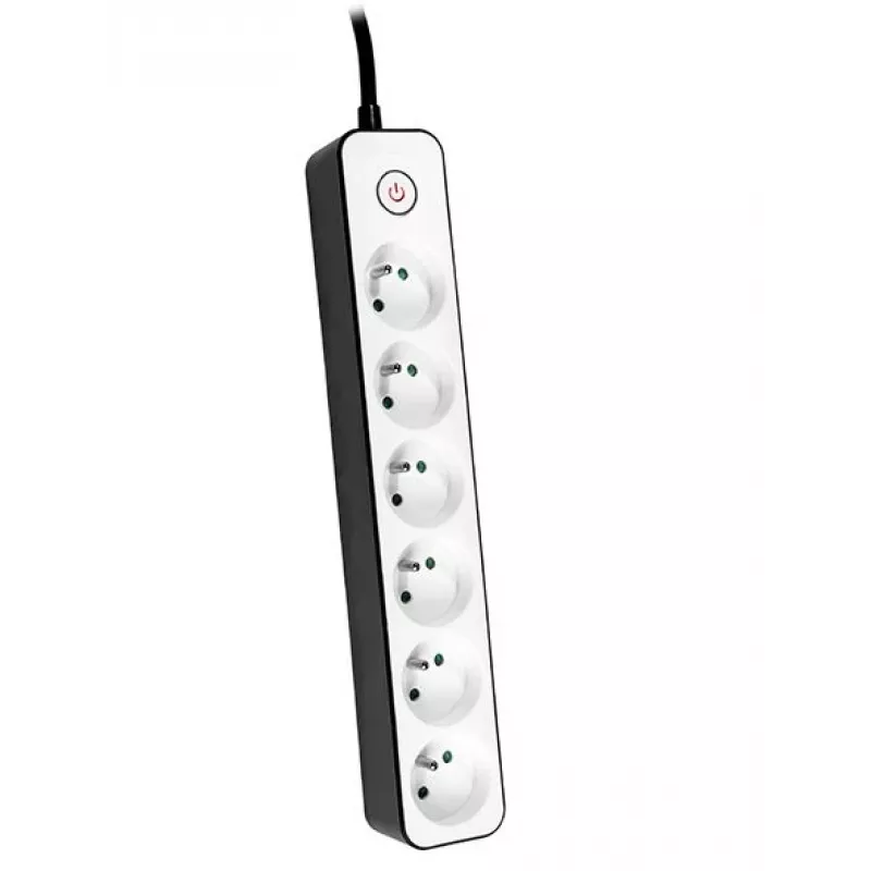 TRACER Steckdosenleiste Zebra 1,5 m 6 Steckdosen