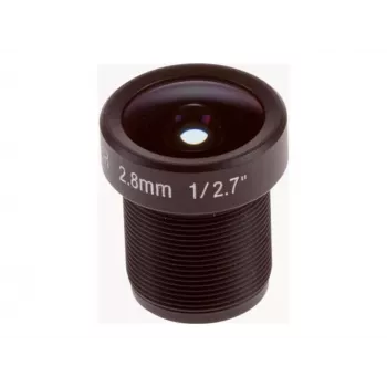 Objektiv Axis M12 2,8 mm F1.2 Indoor Schwarz 170° Sichtwinkel