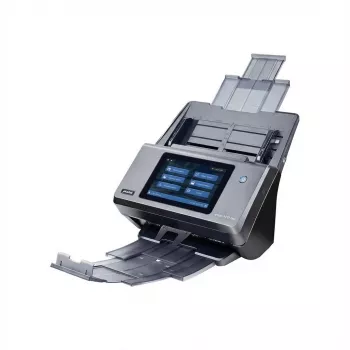 Dokumentenscanner PLUSTEK eScan A 450 Pro — 600 dpi, 10,1 Zoll Touchscreen, Desktop-Einzugscanner