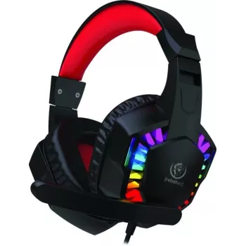Rebeltec Stereo-Kopfhörer mit Mikrofon SHARK — kabelgebundenes On-Ear-Design