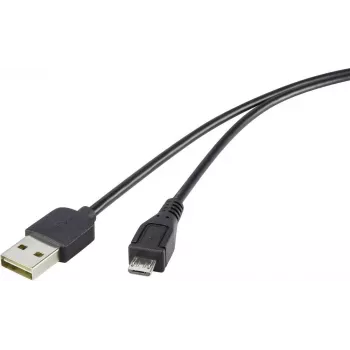 USB-Kabel Renkforce Duplex 2.0 Micro-USB Typ B 5V 0,5 m