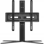 One For All Tischfuß TV-Ständer SOLID – Geeignet für alle TV-Typen von 32 bis 65 Zoll – LCD/LED/Plasma/OLED/QLED – schwenkbar (90°) neigbar (15°) – höhenverstellbar – VESA 60