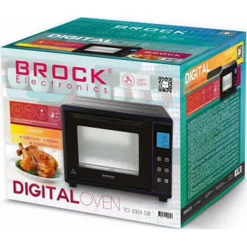 Mini-Backofen Brock Electronics TO 3301 DB ? kompakter Tischbackofen