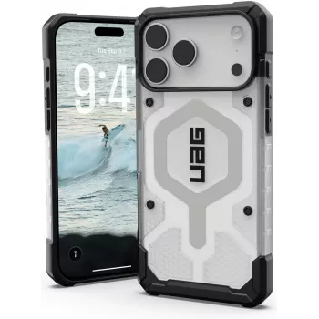 UAG Urban Armor Gear Pathfinder MagSafe Hülle | Apple iPhone 17 Pro | ice (transparent)/Silber | 114551114333 (114551114333)