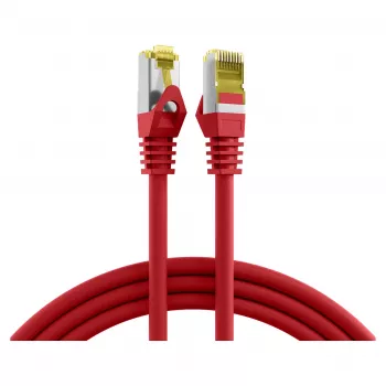 EFB-Elektronik RJ45 Patchkabel Cat.6A S/FTP LSZHCat.7 Rohkabel Rot 0,15 m Hersteller: EFB Elektronik (MK7001.0,15R)