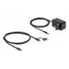 DeLOCK 64326 Interface Hub USB 3.2 Gen 2 (3.1 Gen 2) Type-C 10000 Mbit/s Schwarz