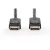 Anschlusskabel DisplayPort mit Verriegelung 1080p 60Hz FHD Typ DP / DP M / M schwarz 3m