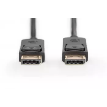 Anschlusskabel DisplayPort mit Verriegelung 1080p 60Hz FHD Typ DP / DP M / M schwarz 3m