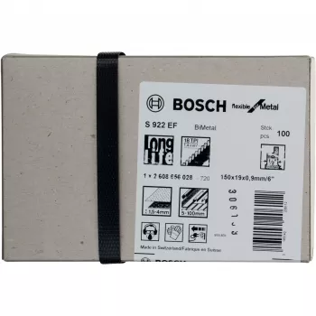 Bosch 2 608 656 028 Stichsäge-/Dekupiersäge-/Säbelsägeblatt Bimetall 100 Stk.