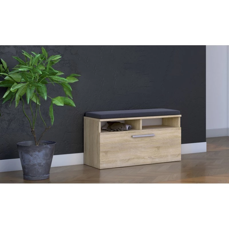 Geschlossener Schuhorganizer Top e Shop RIVA SZAFKA SONOMA — Eichenfinish, 850×460 mm, 16 mm Spanplatte
