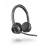 Headset HP POLY Voyager 4320 Microsoft Teams zertifiziert, kabelgebunden & Bluetooth, USB-A + BT700 Dongle, ohrumschließend, 1,5 m Kabel, 162 g, Schwarz