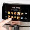 Heißluftfritteuse Taurus Air Fry 7S 1600W 6,5L, Edelstahl, 8 Programme, 80–200°C, Touch-Steuerung