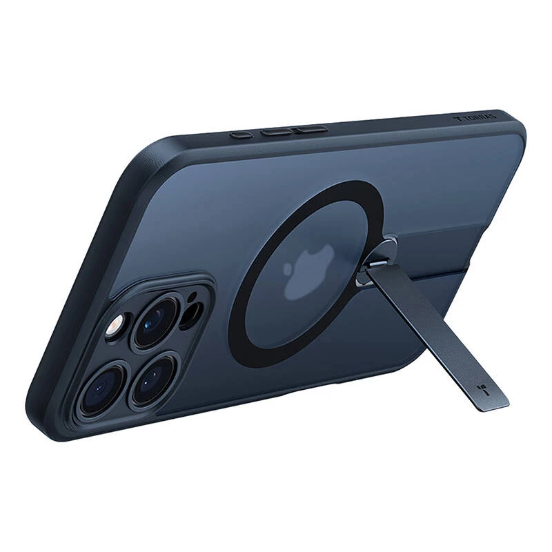 Torras Pstand Spin Case für iPhone 16 Pro (Schwarz)