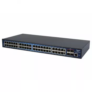 ALLNET 48+4P ALL-SG8652M-10G Ethernet-Switch 48 x Gigabit + 4 x 10G SFP+ Ports, Rackmontage