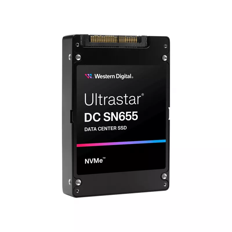 SSD-Laufwerk WESTERN DIGITAL Ultrastar DC SN655 7,68 TB and3 PCIe TLC ISE Dual Port