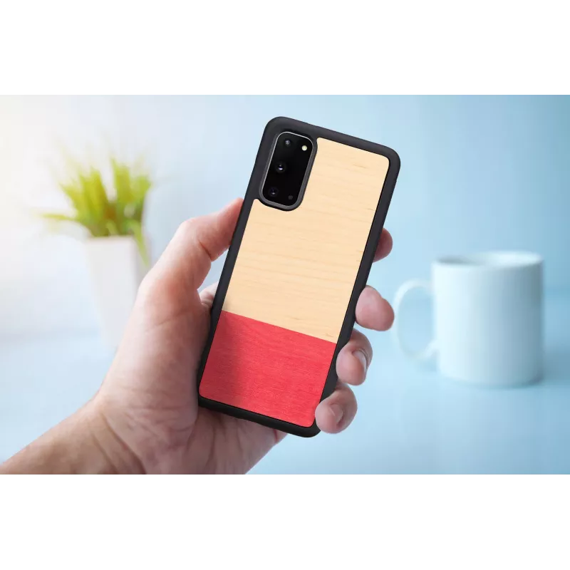 Smartphone-Hülle man and wood Galaxy S20 Miss Match Schwarz — schützende Rückabdeckung für Samsung Galaxy S20
