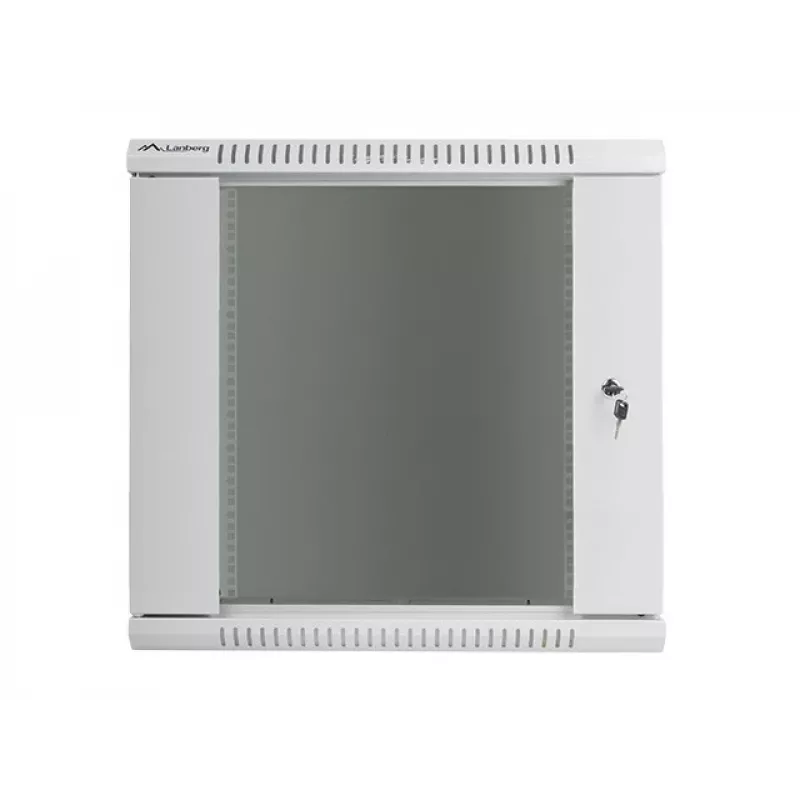 Wandmontierter Netzwerkschrank LANBERG WF01-6412-10S, 12U, 19 Zoll, 600×450×640 mm, IP20, 60 kg