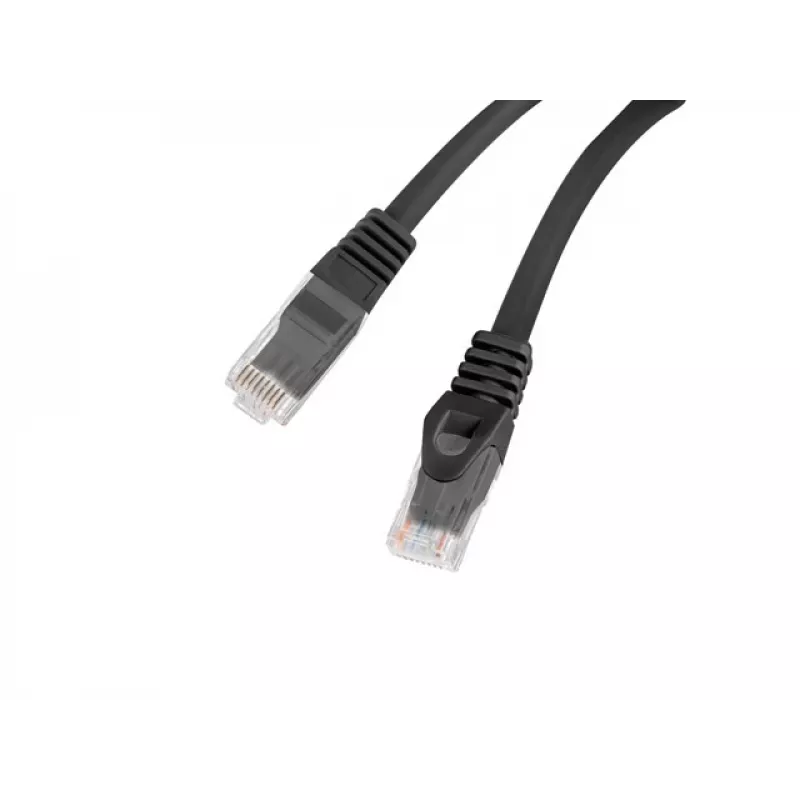 LANBERG Netzwerkkabel Cat6 RJ-45 U/UTP 3 m schwarz