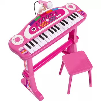 Kinder-Standkeyboard Simba-Dickie My Music World Girls (pink) — elektronisches Spielzeug-Tastatur für Kinder