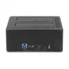 DeLOCK USB Dual-Dockingstation für 2 x SATA HDD SSD Klonfunktion Kartenleser