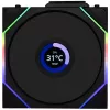 Lian Li UNI FAN TL Wireless LCD ARGB 120 mm Reverse Blade - Schwarz