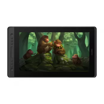 Grafiktablett HUION Kamvas Pro 16 – 15,6 Zoll IPS, 1920×1080, 344,2×193,6 mm Arbeitsfläche, 8192 Druckstufen, kabelgebundenes USB