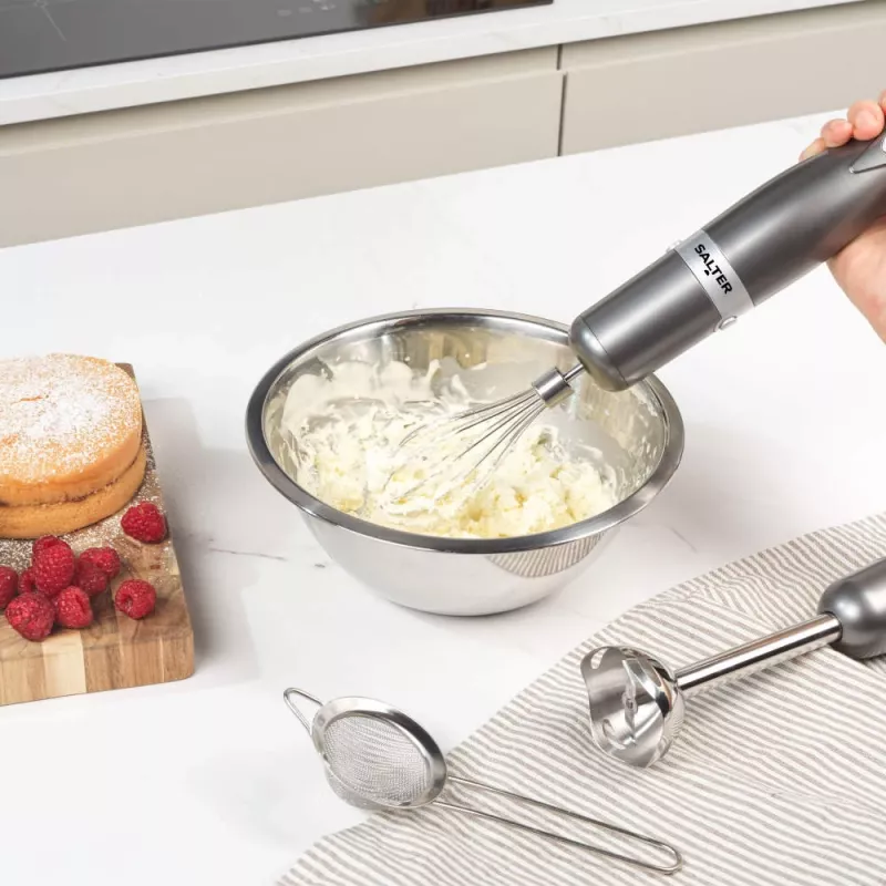 Salter EK2827GUNMETALFVDE Cosmos 3-in-1-Blender-Set