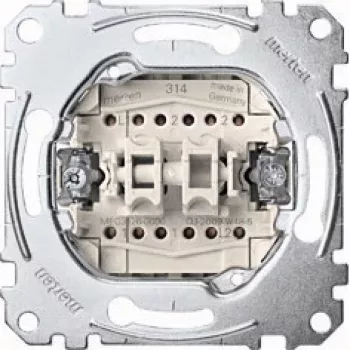 MERTEN Doppel-Wechselschaltereinsatz MEG3126-0000 10AX AC 250V MEG3126-0000 MEG3126-0000 (MEG3126-0000)