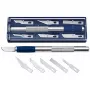 Hobby-Messer-Set WEDO 78 722 — Hobbymesser mit 6 verschiedenen Klingenformen