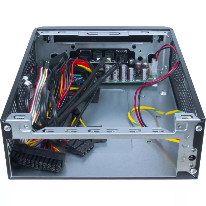 Inter-Tech MW-01 II Gehäuse Mini-ITX, USB 3.0 (Typ A+C) schwarz, Kartenleser (88881244)