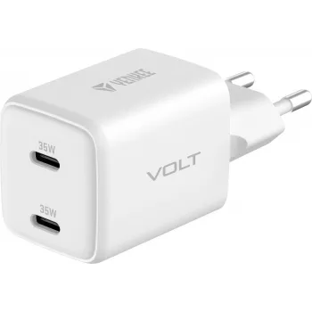 Wand-USB-C-Ladegerät YENKEE G35D 2x18W Power Delivery 3.0 3A
