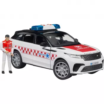 Fahrzeug Range Rover Velar Feuerwehr mit Figur