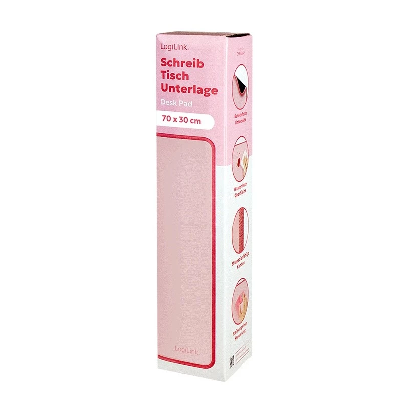 XXL Schreibtischunterlage für Maus und Tastatur, pink