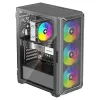 Case|XILENCE|ATX/micro ATX/Mini-ITX|Schwarz|Midi Tower|PC|XG161